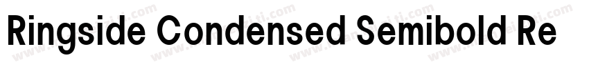 Ringside Condensed Semibold Regular字体转换